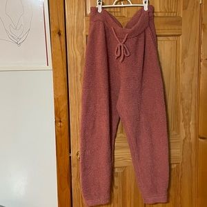Fuzzy Abercrombie and Fitch lounge joggers